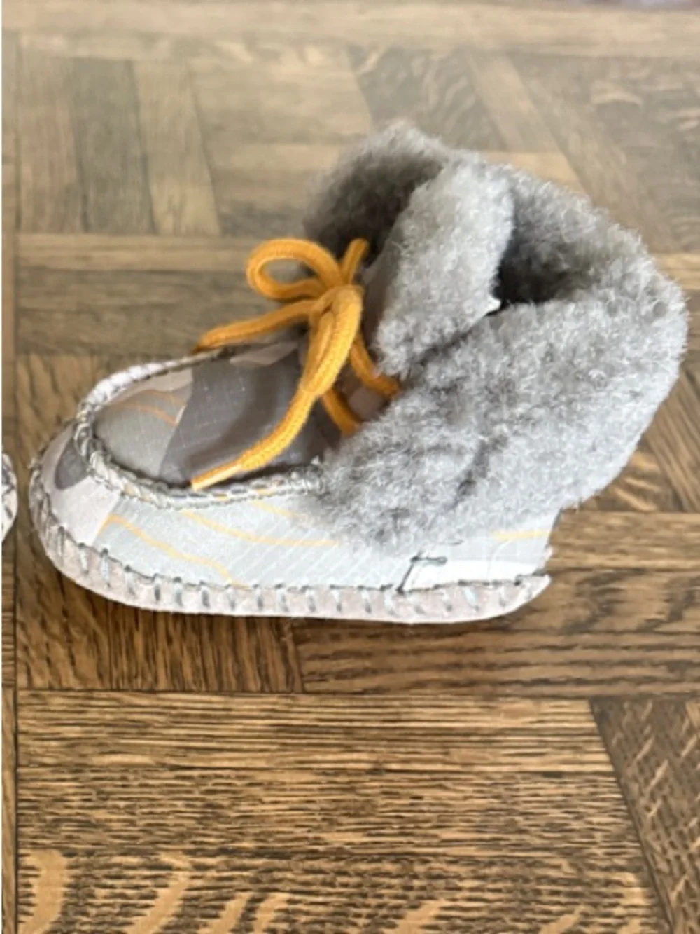 UGG Baby Camo Boots with Faux-Fur